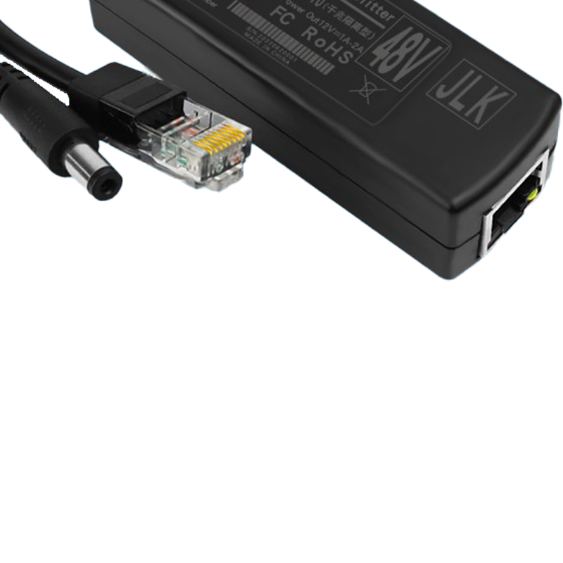 junxu网络分离器监控poe分离器千兆poe分离器48v转12v15w5件