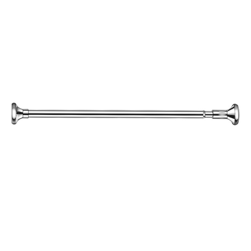 [补贴10%]浴杆免打孔伸缩晾衣杆窗帘杆衣柜卫生间支撑挂衣杆晾衣架升收缩浴帘杆高清大图