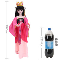 正品叶罗丽芭比娃娃精灵梦儿童罗丽仙子60cm可化妆娃娃关节可动女孩玩具宝宝过家家洋娃娃DM007-T60LL(2衣1鞋)