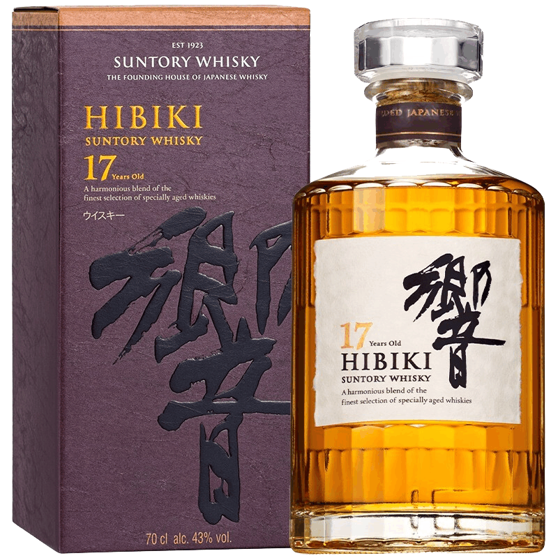 响(HIBIKI) 17年 日本原装进口威士忌洋酒 700ml/瓶图片