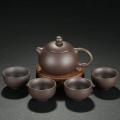 一壶四杯 整套旅行茶具宜兴原矿紫砂西施壶茶杯功夫茶具套装_53