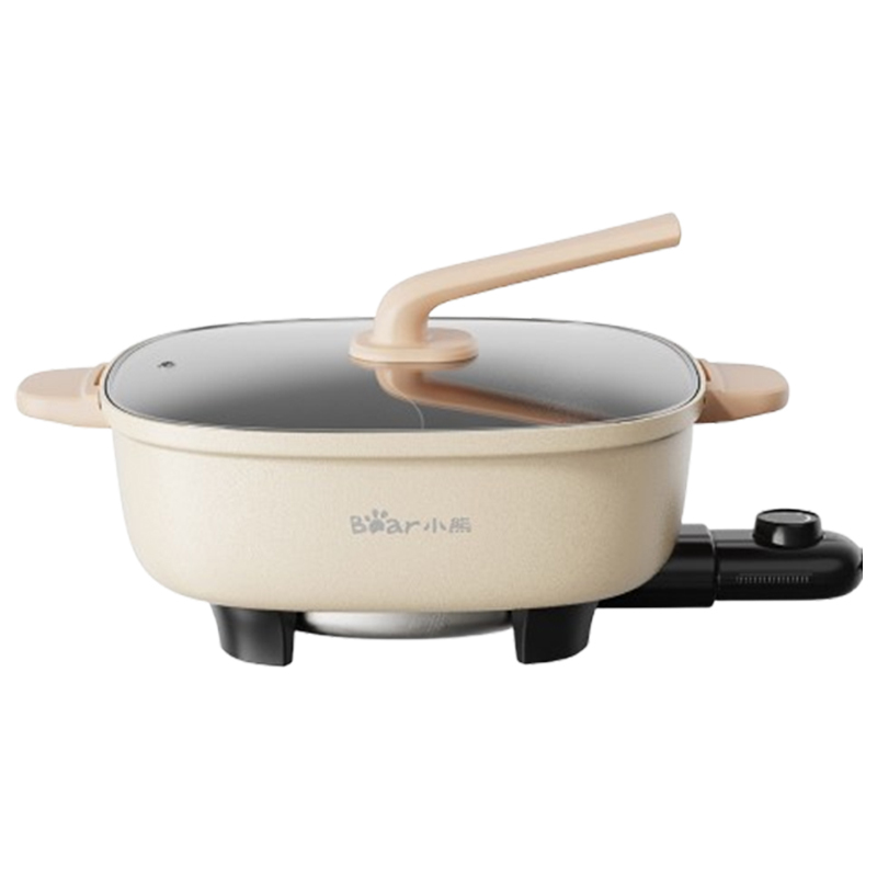 小熊电火锅鸳鸯锅火锅专用锅家用电热锅涮肉料理DHG-D60F1