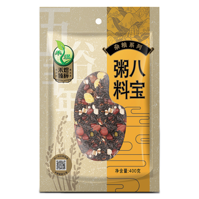 禾煜八宝粥料 400g 五谷杂粮 腊八粥 腊八节 粮油粗粮 早餐粥料 国产食品高清大图
