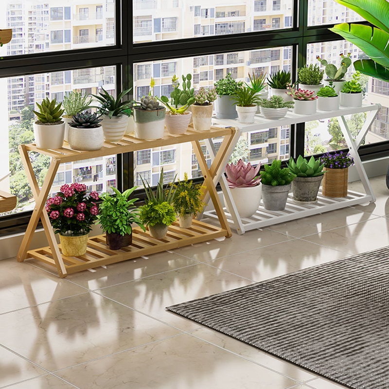 时光旧巷花架子室内阳台多肉植物花盆架现代客厅落地式多层置物架视频