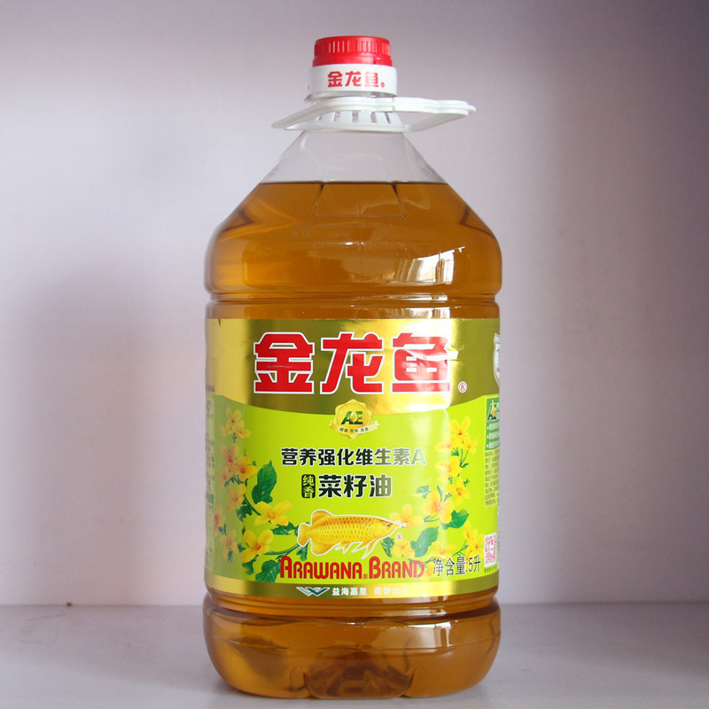 金龙鱼 强化维生素A纯香菜籽油5L