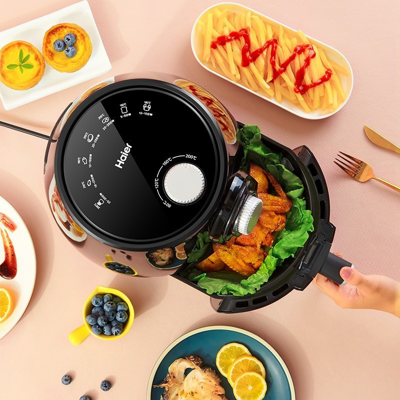 8l空气炸锅家用电炸锅大容量无油煎炸烤箱多功能薯条机智能双旋钮不粘