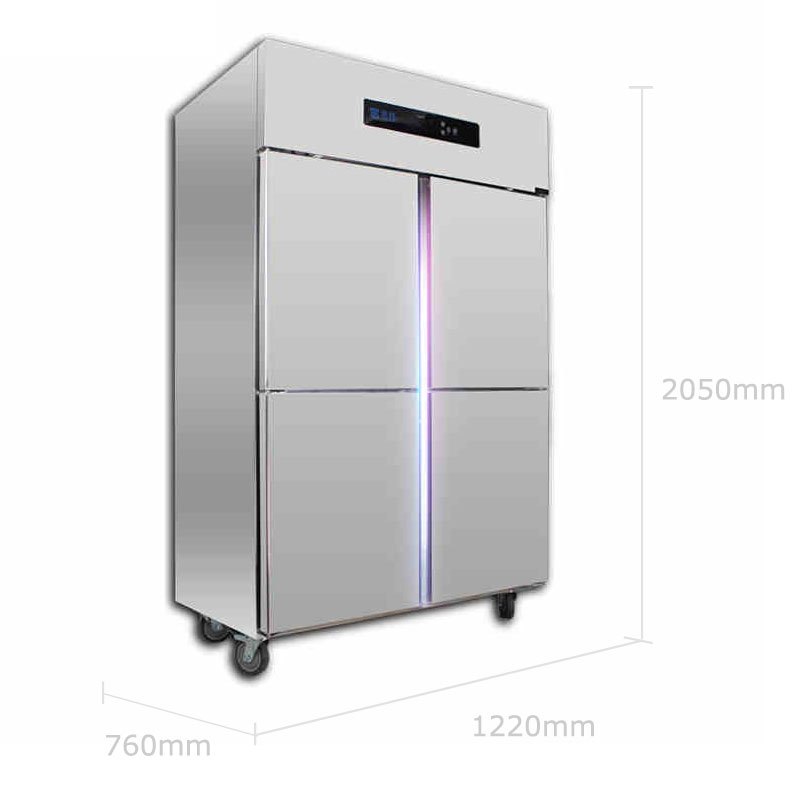 圣 托(shentop) LFD104 商用冷冻柜 立式不锈钢四门冷柜风冷 [四门风冷冷冻]-22°C bd