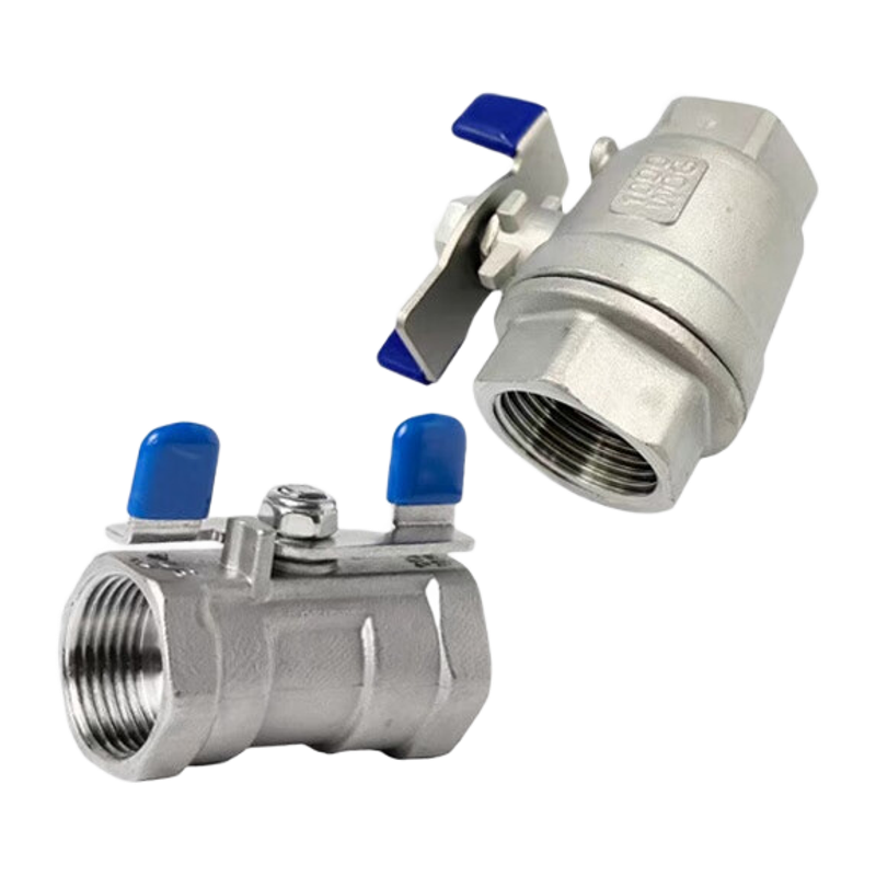 鸣固球阀 Q11F设备专用 不锈钢304蝶柄二片式DN32 1.2寸