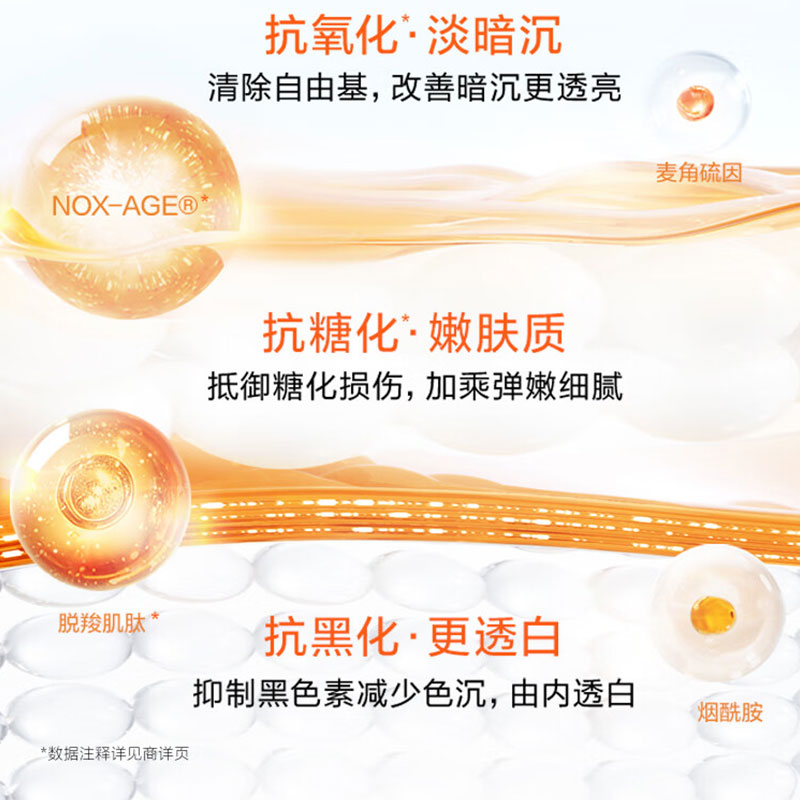 珀莱雅双抗焕白净亮清透凝霜50G高清大图
