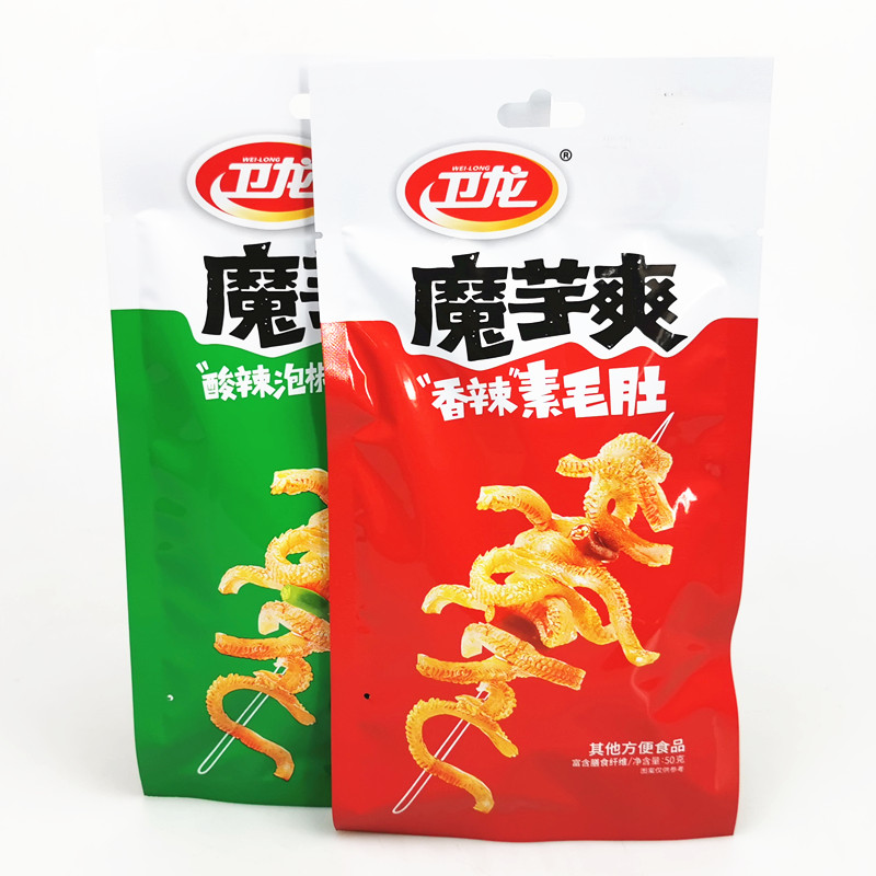 卫龙魔芋爽香辣味50克