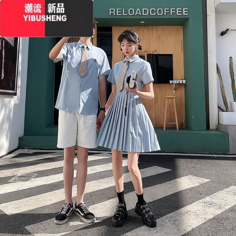 YIBUSHENG舞蹈表演合唱团jk制服小学生初中生六一毕业季高中学生朗诵演出服高清大图