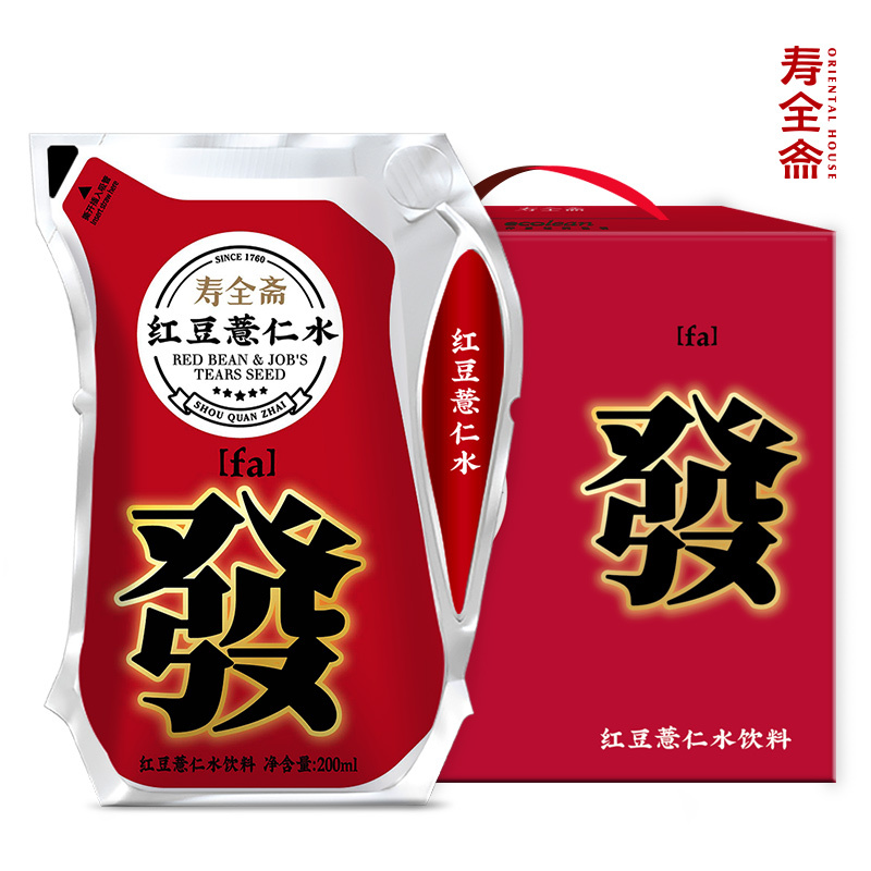 寿全斋 红豆薏仁水200ml*12袋/箱