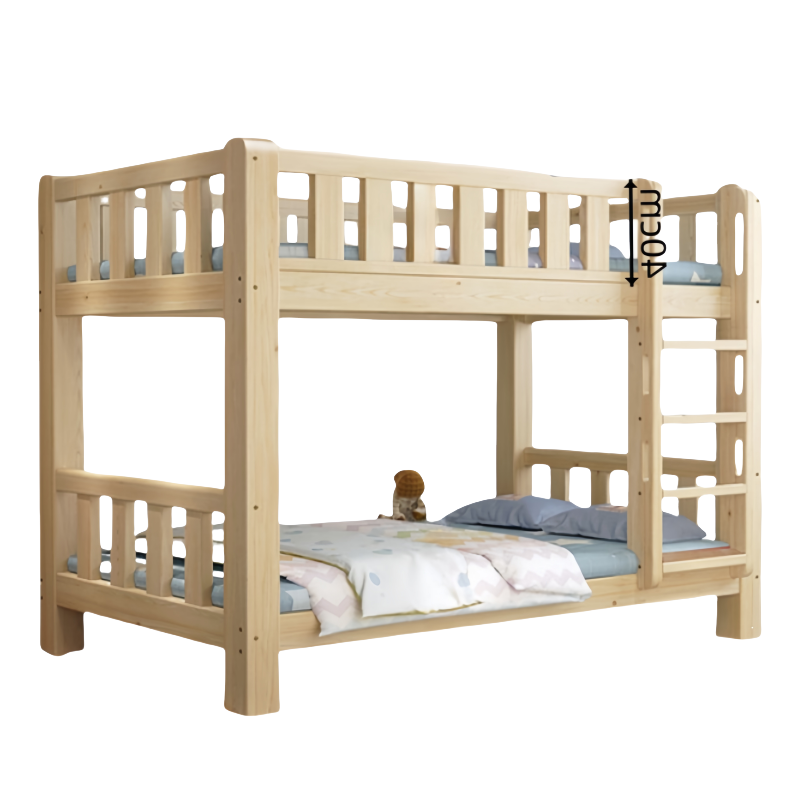 演发 双层床+书架+双抽+2床垫 1.5米 张高清大图