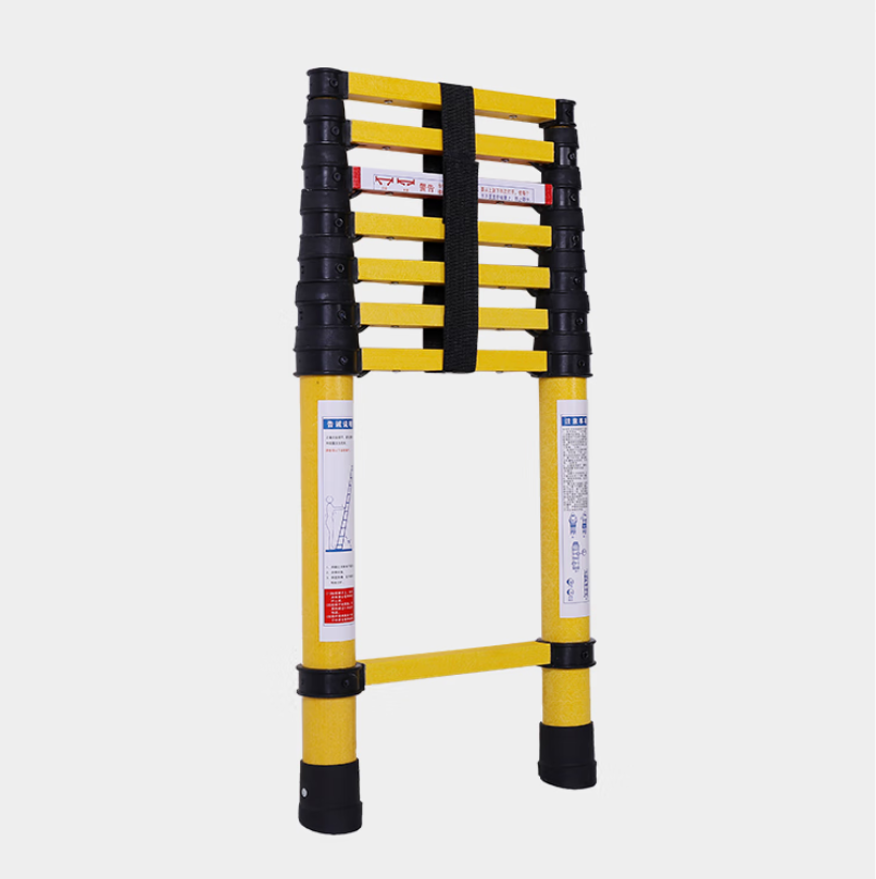博铭达BMD-YGT-2.5米 绝缘伸缩鱼竿梯 玻璃钢绝缘梯 电工用梯 绝缘安全梯高清大图