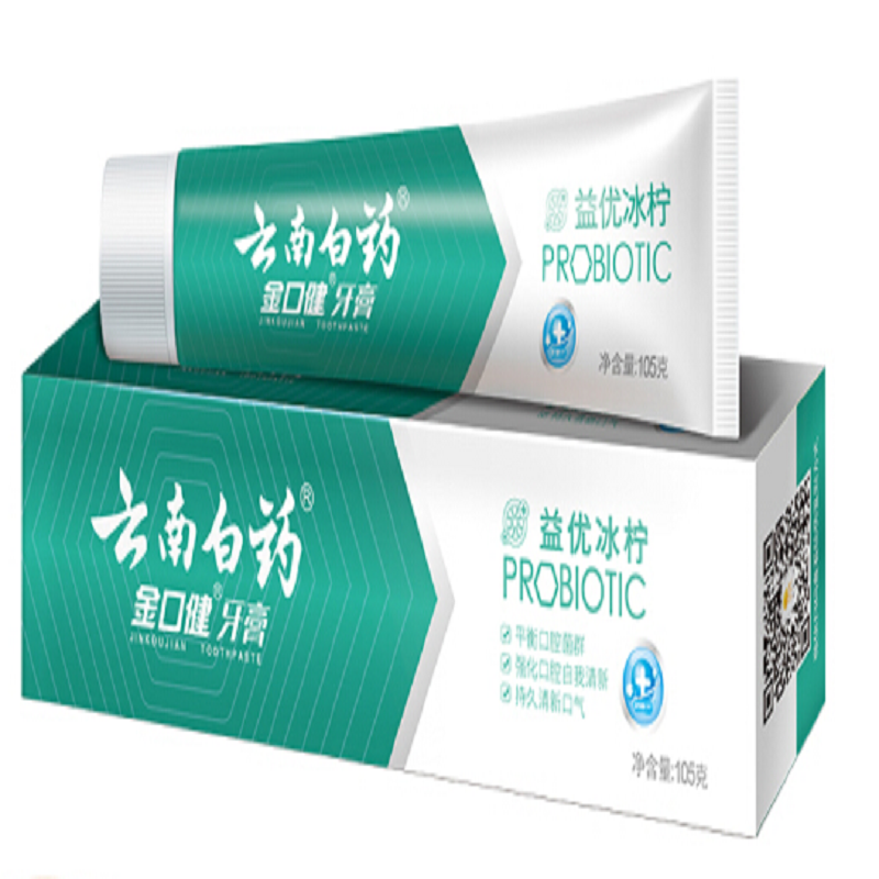 云南白药(YUNNANBAIYAO)益优清新 冰柠薄荷型 105g 牙膏(计价单位:支)
