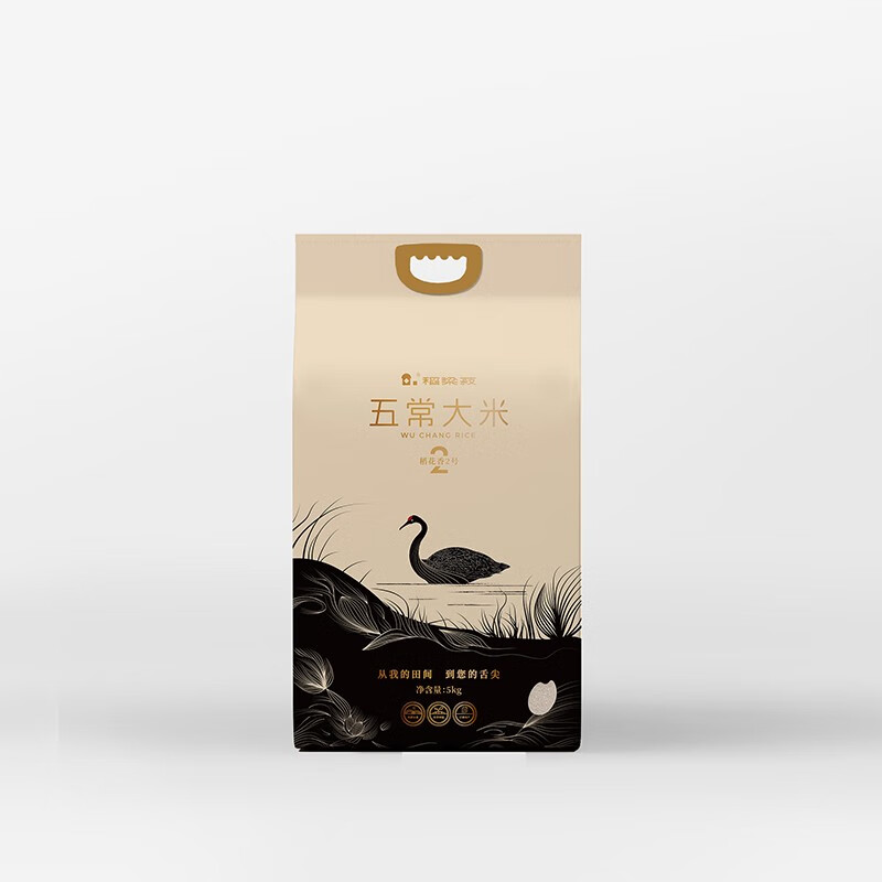 稻梁菽 五常有机稻花香大米 5kg(单位:袋)