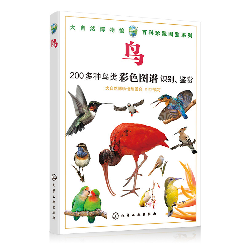 [醉染正版]大自然博物馆 百科珍藏图鉴系列 鸟 生活环境习性繁殖特点知识大全 鸣禽陆禽猛禽收录 青少年中小学生动植物科