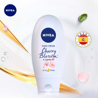 妮维雅(NIVEA)精华油润手霜- 樱花香氛 75ml