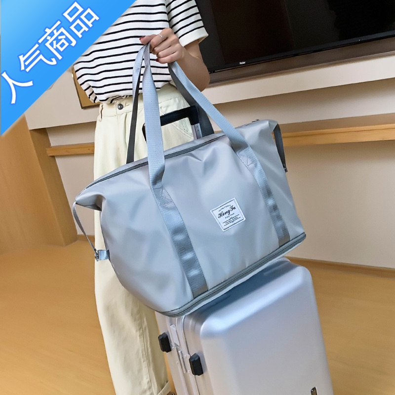 封后大容量旅行包女手提行李包健身包短途出差便携包行李袋待产收纳包高清大图
