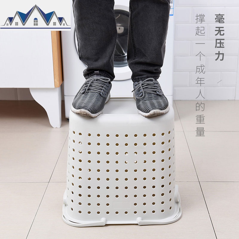 脏衣篮收纳筐塑料家用脏衣服收纳框大号浴室洗衣娄洗衣篮子脏衣篮 三维工匠收纳篮高清大图