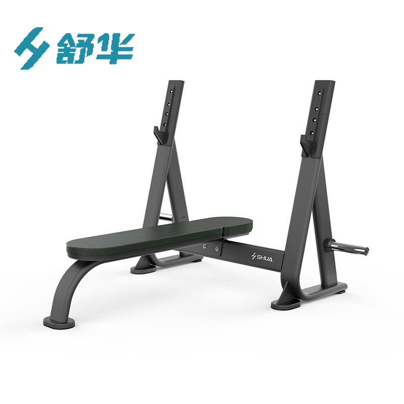 舒华(shua)sh-g6871-t18平卧举重床卧推器械坚固耐用(含150kg杠铃片