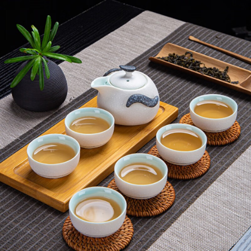 拓牌 7头雪花企鹅壶茶禅套盒 TP024
