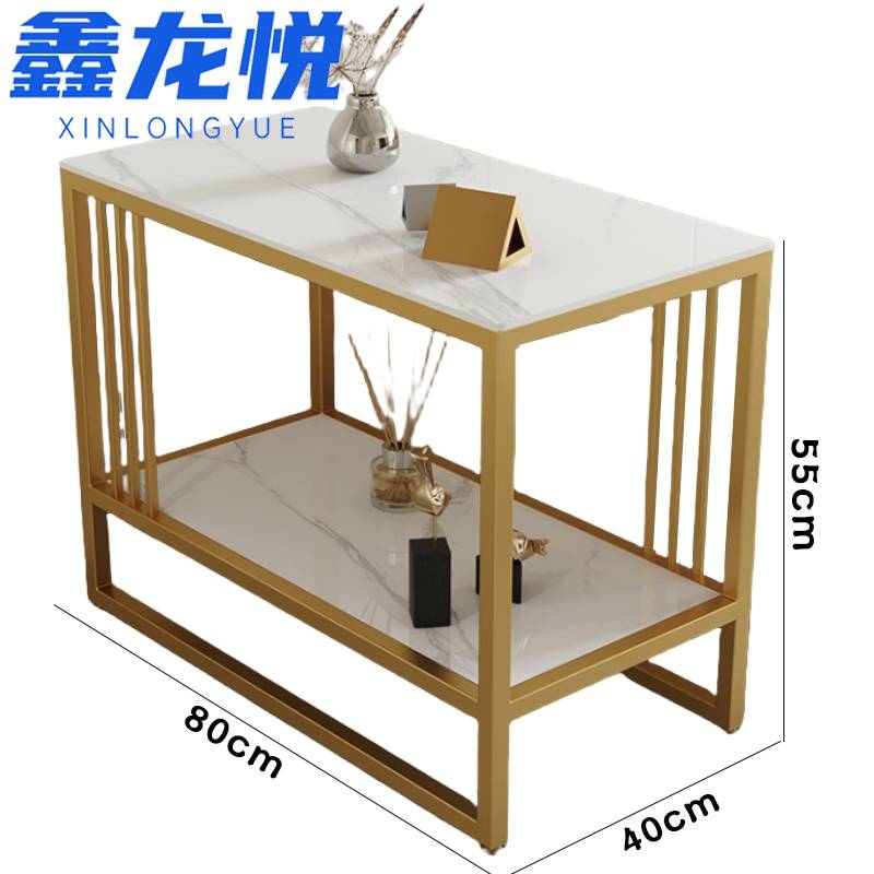 鑫龙悦岩板桌 80*40cm张高清大图