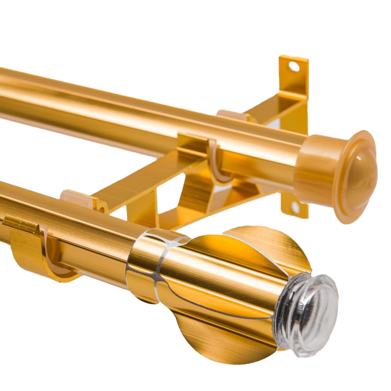 东凯汇普 加厚静音铝合金窗帘杆 定制/米 1套高清大图