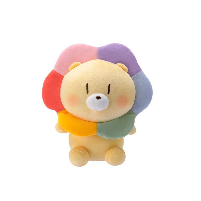 miniso名创优品小狮bobo系列坐姿趴姿公仔玩偶毛绒玩具儿童可爱坐姿