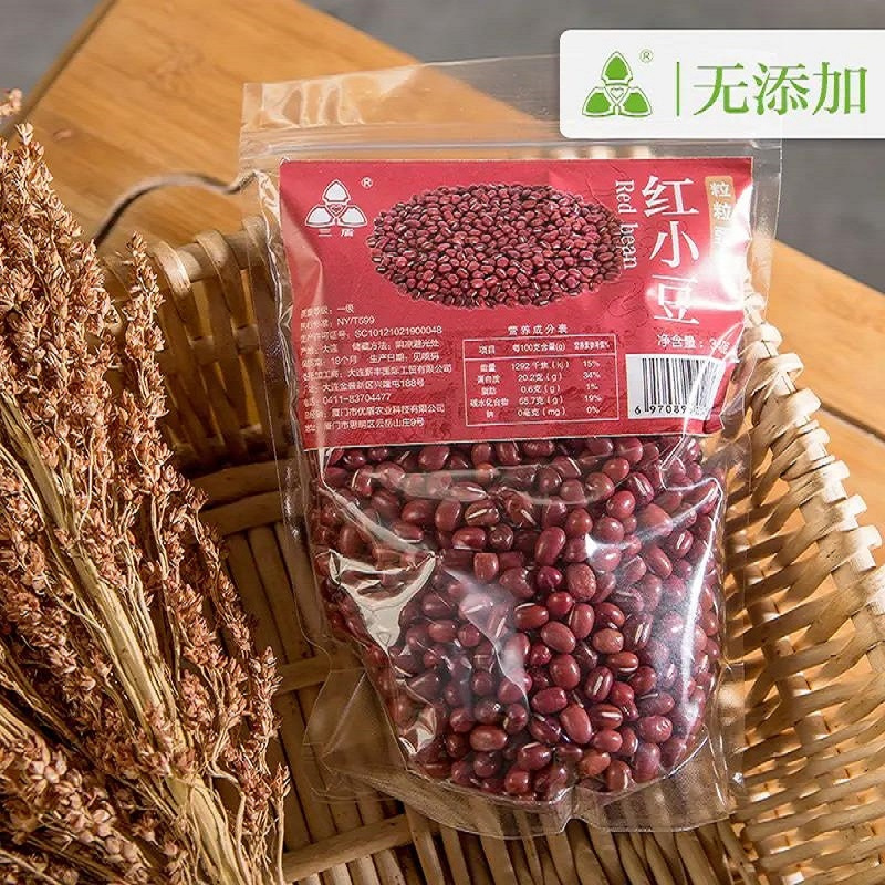 三盾 东北红小豆 340g*3袋 养心补血 四季享用