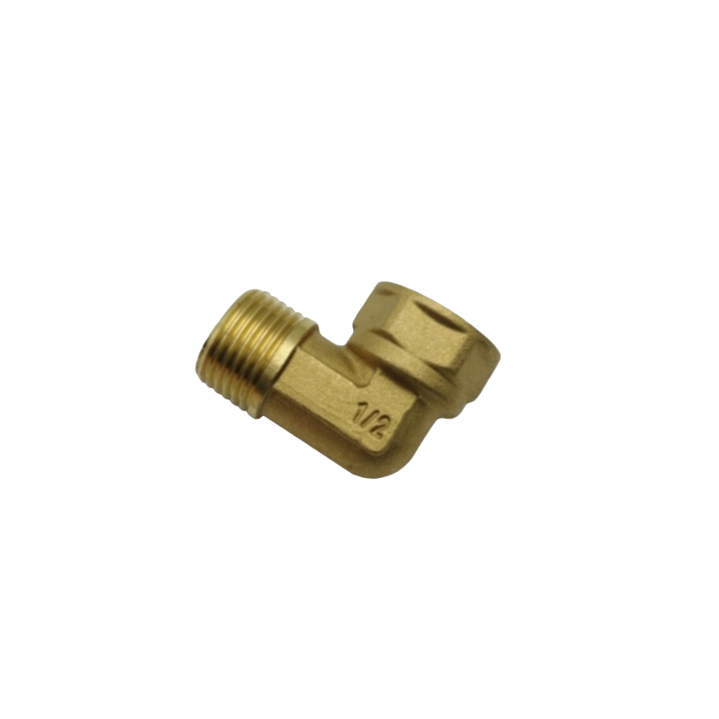 南方卫通 全铜内外丝弯头 内外螺纹弯头 水暖配件 4分内丝*外丝弯头高清大图