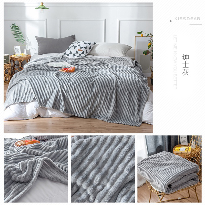 梦洁(MENDALE)法兰绒啵啵毯 1010589015A0001 120*150cm高清大图