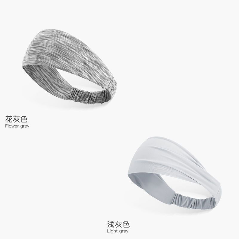 男女跑步运动发带户外健身瑜伽吸汗束发带彩色高弹男女头巾止汗带
