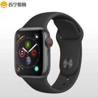 Apple Watch Series4 智能手表(GPS+蜂窝网络款 40毫米深空灰色铝金属表壳 黑色运动型表带)