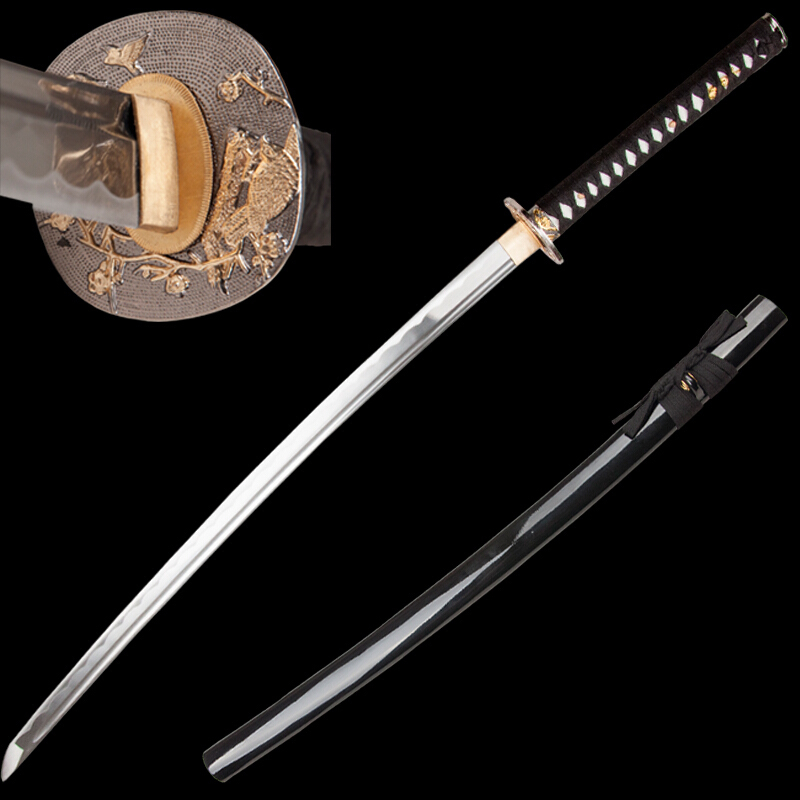 龙泉者言刀剑剑道居合练习工艺刀一体宽柄新手入村正妖刀未开刃默认