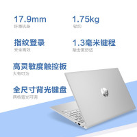 惠普(HP)星15 15.6英寸轻薄笔记本电脑定制(全新12代i5-1240P高性能处理器 16G内存 1TB PCIE 背光键盘 指纹识别 月光银)15-eg2101TU