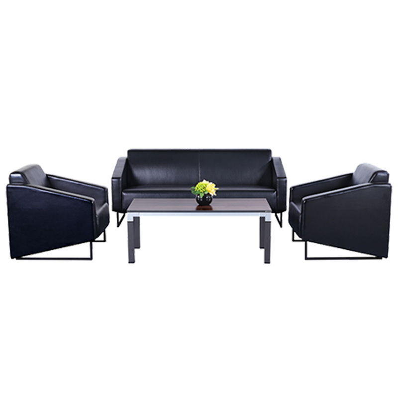 匡大 酒店沙发办公沙发 皮艺沙发 办公室接待沙发 西皮 沙发组合 KDT285高清大图