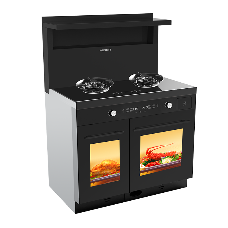 [新品]美大MEIDA蒸烤分腔集成灶X70-MAX 家用蒸箱烤箱一体 猛火节能 自清洁 大容量 天然气高清大图