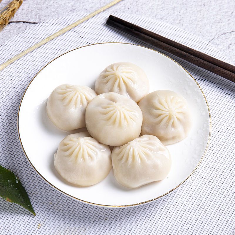 6袋72只思念灌汤小笼包猪肉包子鲜肉大葱家庭早餐每袋288g思念灌汤