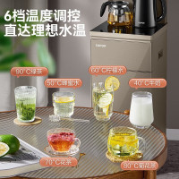 苏泊尔(SUPOR)茶吧机 饮水机家用高端客厅用全自动上水烧水一体机下置式吧台机一体柜带水壶大尺寸桶装水抽水机CBJ33