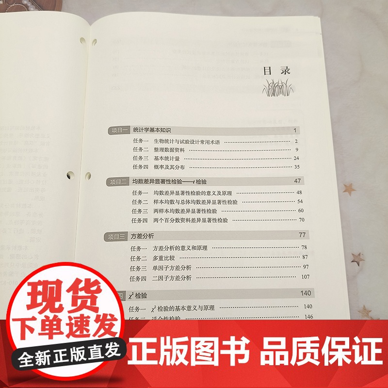 生物统计附试验设计 方差分析的意义和原理 畜牧兽医试验的基本要求及试验类型 抽样的基本方法及应注意问题 试验设计的原则和高清大图