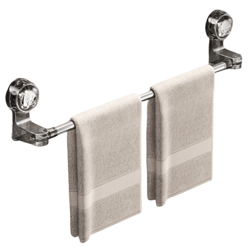 豫龙都伸缩毛巾架吸盘款个高清大图