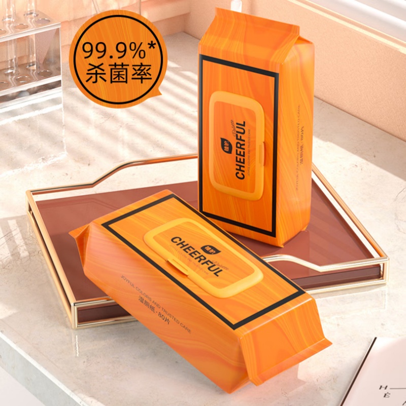 植护湿厕纸卫生湿纸巾加厚80抽*3大包