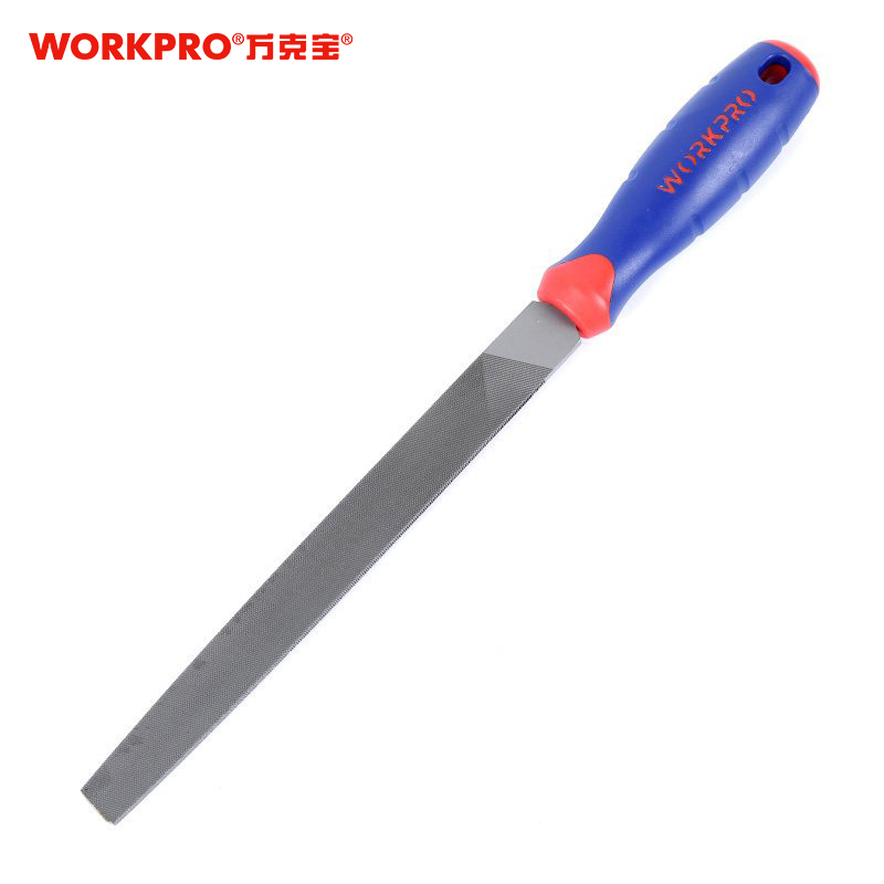 万克宝 10“双色柄中齿扁锉 W051002 把高清大图