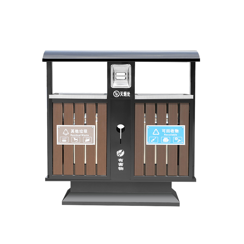 奇桄烁户外垃圾桶双桶个高清大图