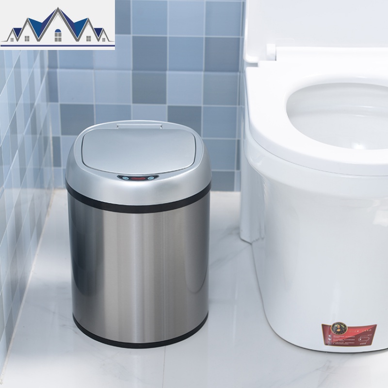 智能感应式垃圾桶创意大号办公室桶家用桶客厨卫 三维工匠高清大图