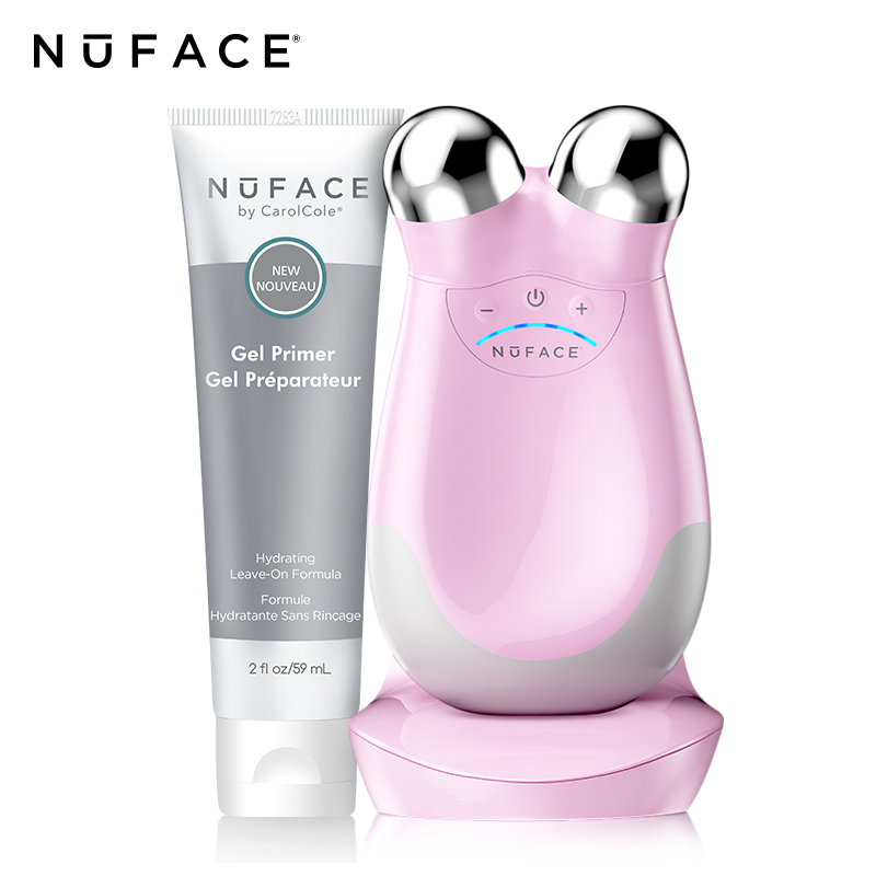 Nuface美国进口电子美容仪Trinity 樱花粉 EMS/微电流 胶原蛋白去皱提拉家用 脸部瘦脸提拉紧致消水肿童颜机