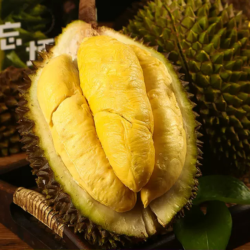 【西沛生鲜】液氮马来西亚猫山王榴莲 进口榴莲 A果 3-3.5斤 软糯香甜 新鲜水果