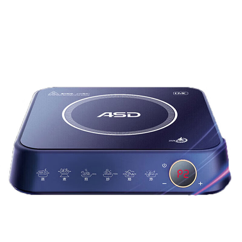 爱仕达电磁炉 AI-F22J903 小方灶 欧克哑光防水面板 机身6D防水 防刮耐磨 经久耐用
