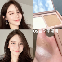 稚优泉高光阴影修容盘遮瑕修容一体盘鼻影侧影提亮肤色珠光修颜粉02
